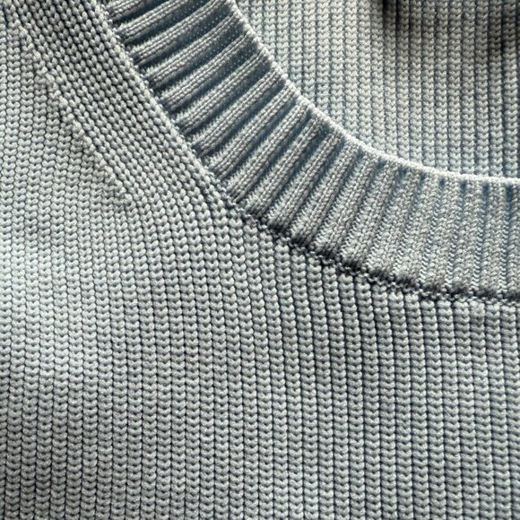 Pretty little baby blue ribbed tee! Helmut Lang, NWOT, XS - Picture 6 of 11